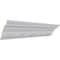 Ekena Millwork 3 7/8"H x 4 1/8"P x 5 3/4"F x 94 1/2"L, (3 7/8" Repeat), Chesterfield Running Rope Crown Moulding MLD03X04X05CH - alternate 4